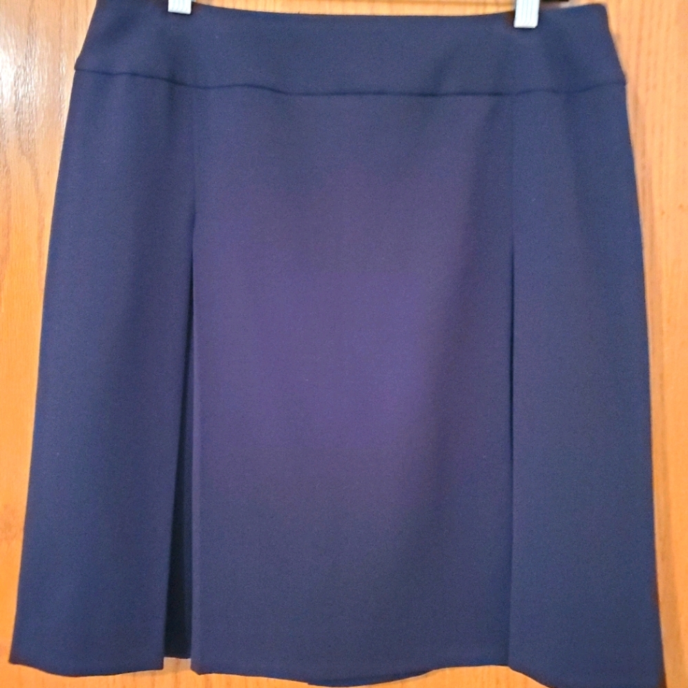 Apt. 9 Kick-Pleat Black Skirt, Size 12